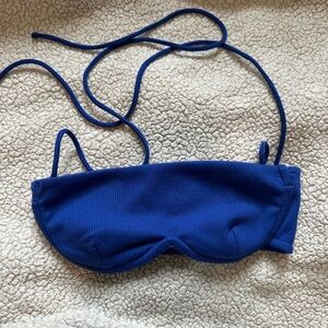 Princess Polly Blue Halter Top